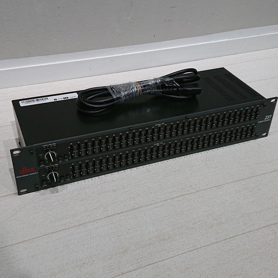 （ワケあり）DBX 231 graphic equalizer イコライザー DBX 231 Graphic Equalizer Limiter ⋆ CUE Sale