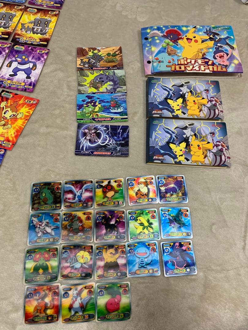 ポケモンブロマイドガム 54枚入、20枚入り2つ、ブロマイドカード