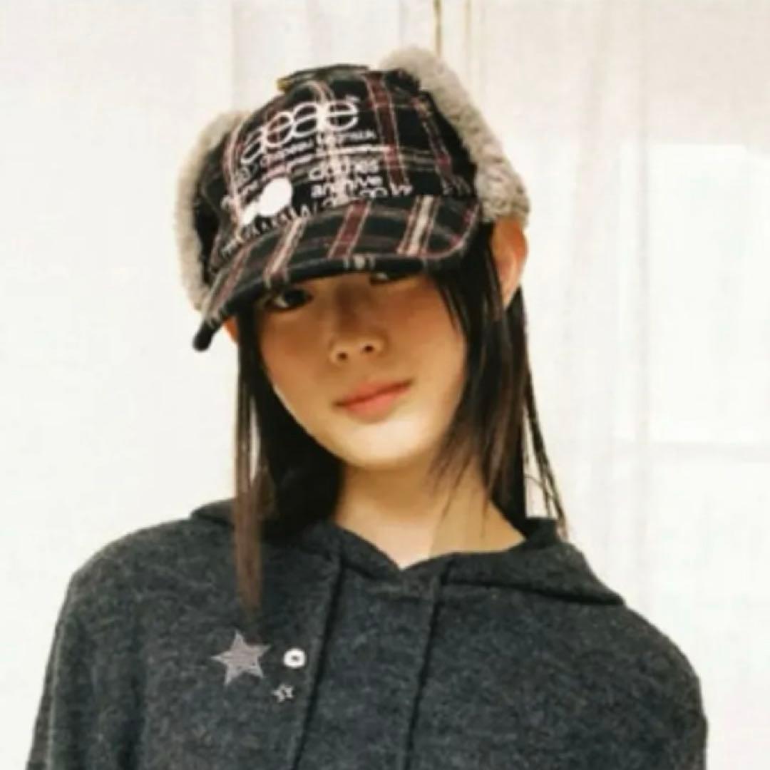 新品未使用☆aeae WEB LOGO TROOPER CAP ブラック