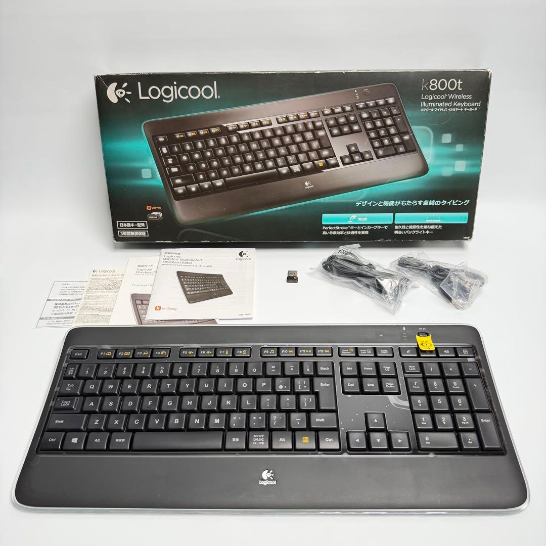Logicool（ロジクール）ワイヤレスイルミネートキーボード「K800t」