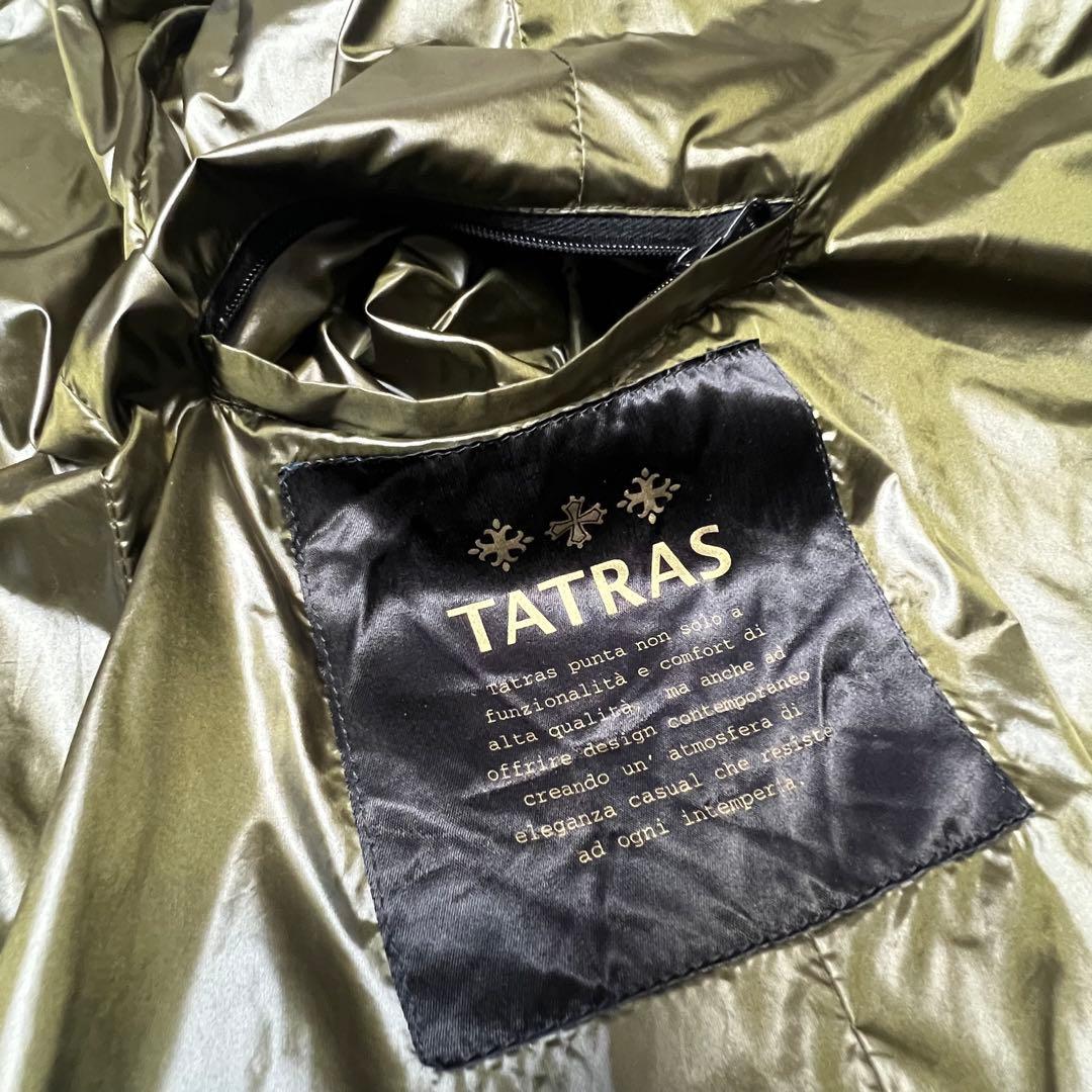 タトラス アマンダ ダウンコート ロング丈 オリーブ レディース サイズ