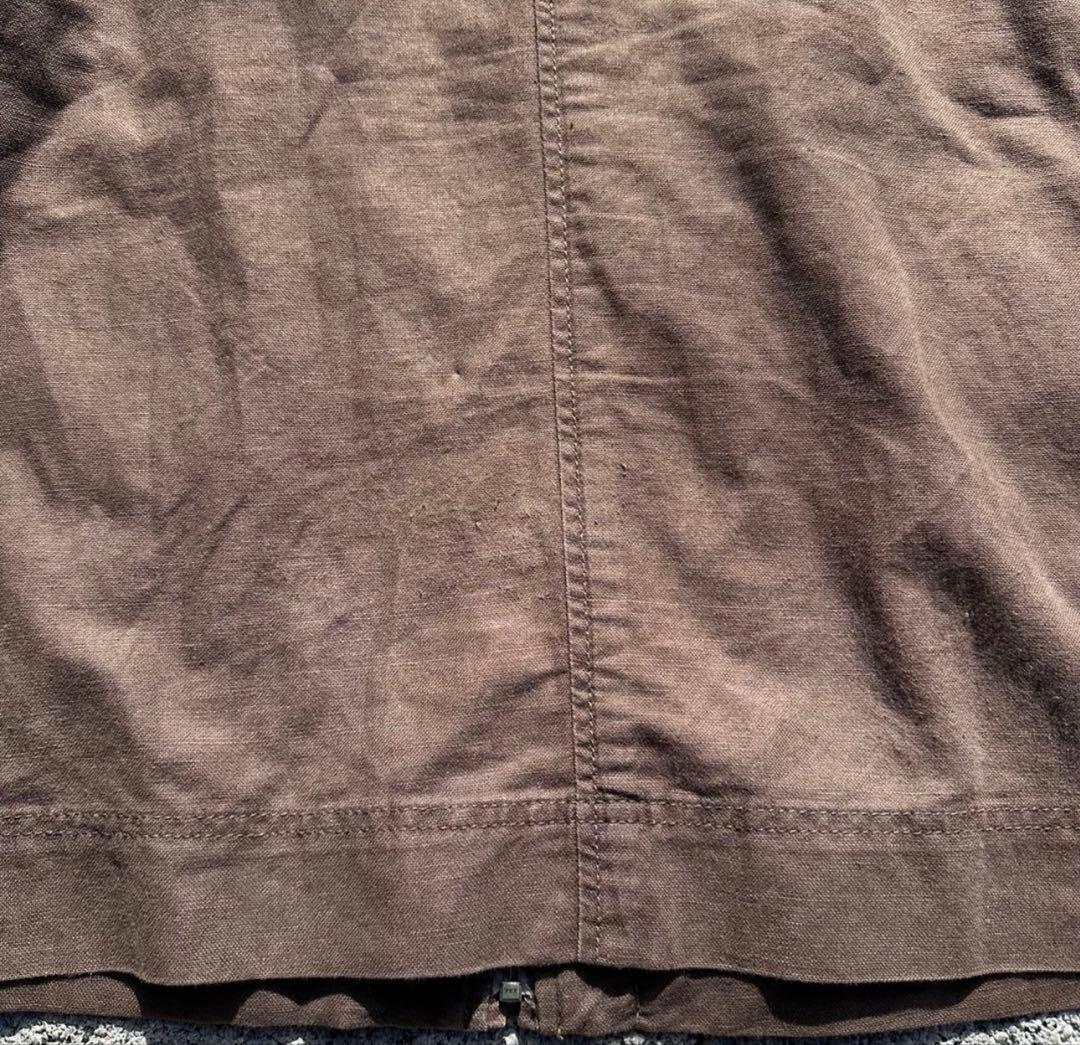 90's OLD GAP ジップアップ ジャケット スウィングトップ リネン