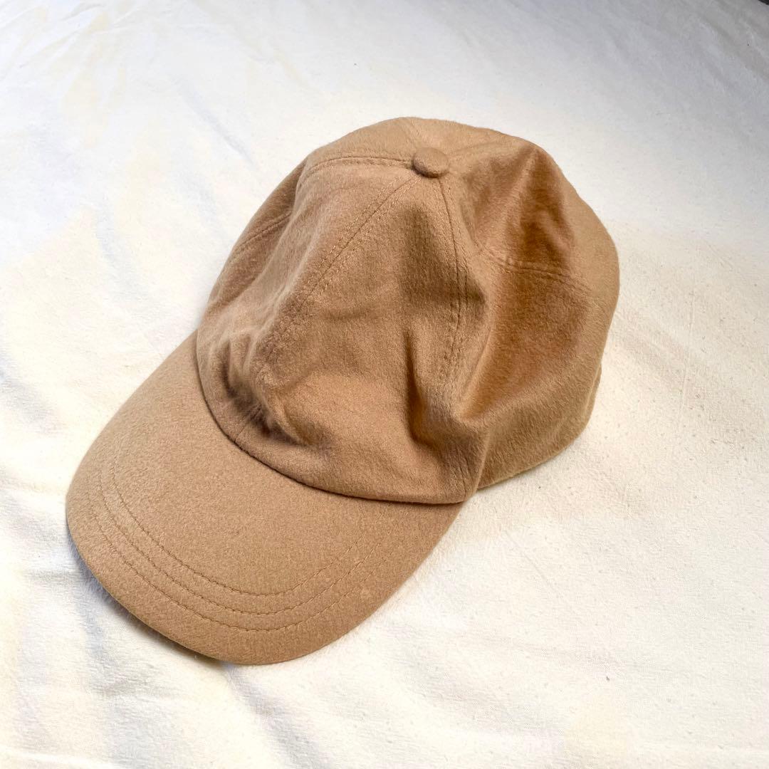 80s ビンテージ SAKS FIFTH AVENUE キャップ カシミヤ