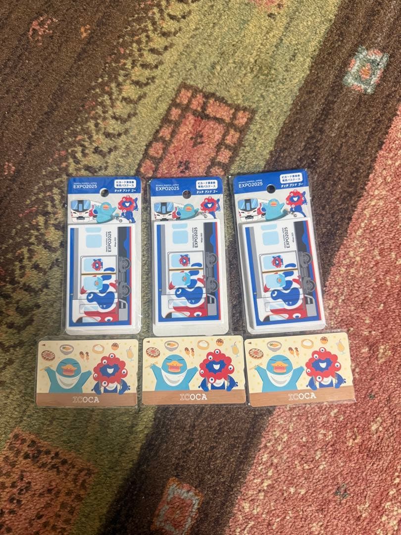 万博記念ICOCAと専用パスケース3個セット m53979792758_1.jpg?1751157244