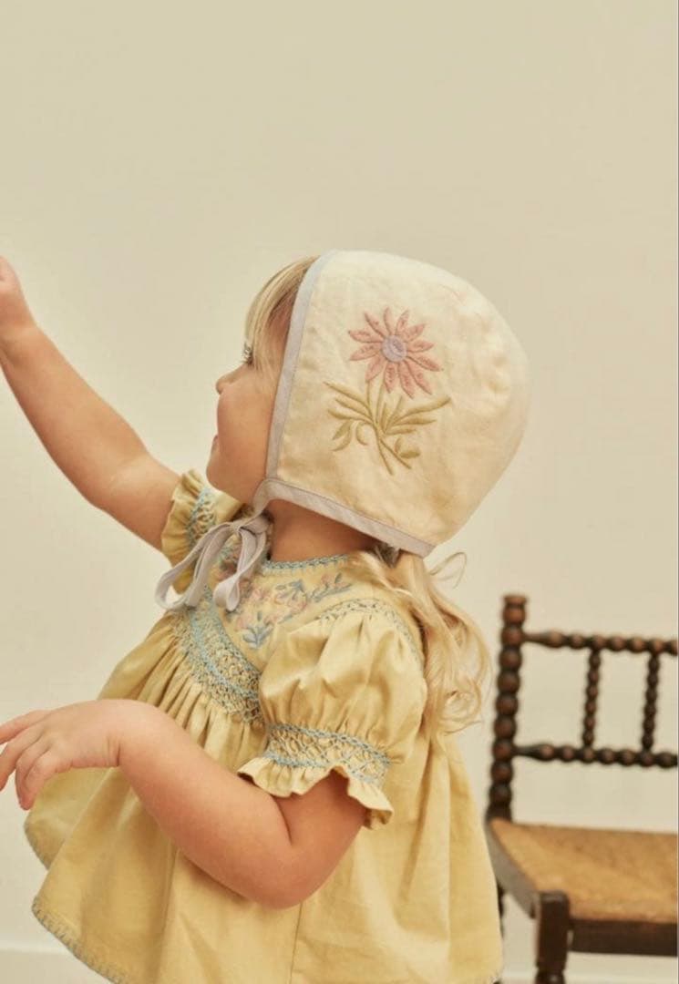 apolina ボンネット apolina Bonnet Cream 2y - メルカリ