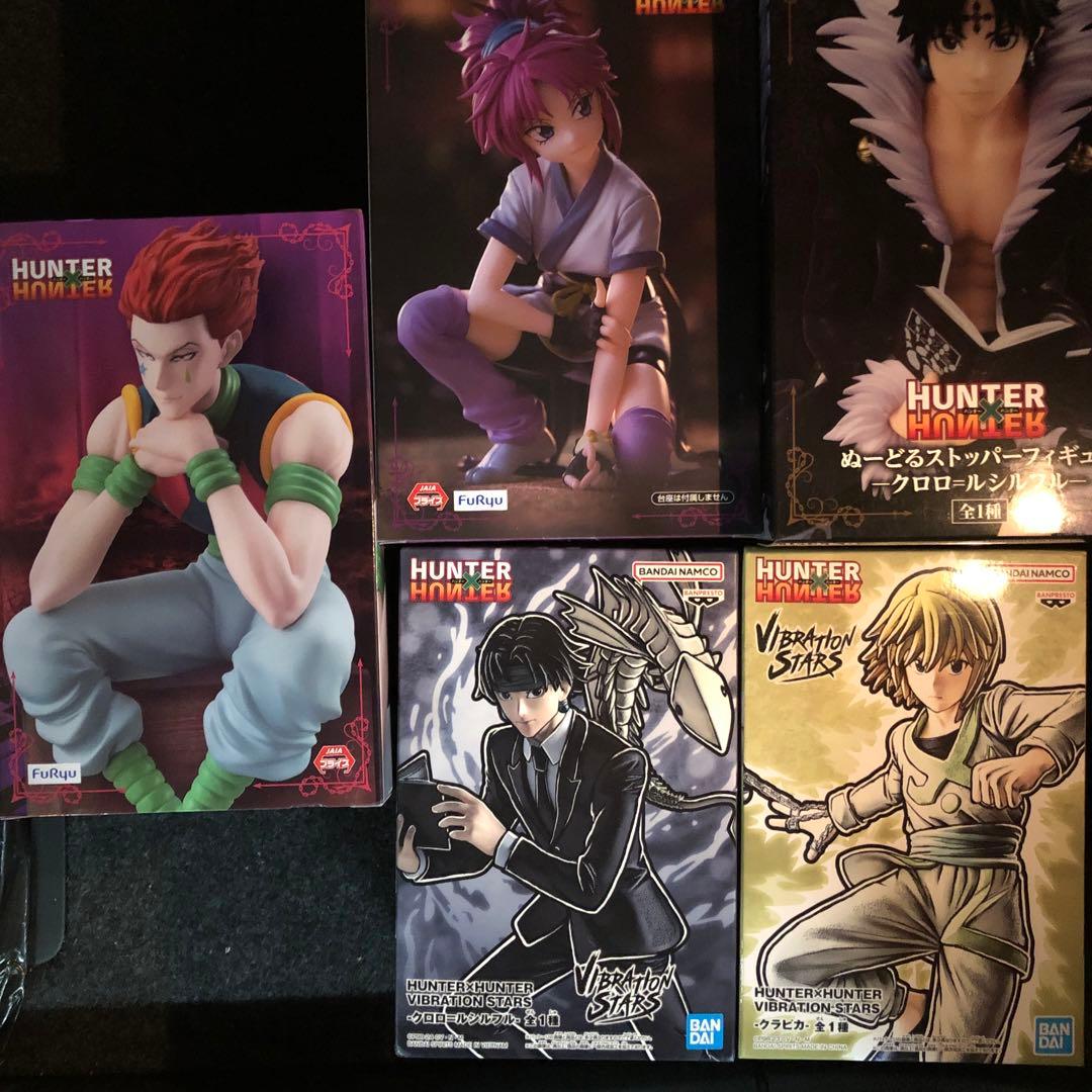 ハンターハンター　クラピカ　ぬーどるストッパー　フィギュア　クロロ　ヒソカ　マチ