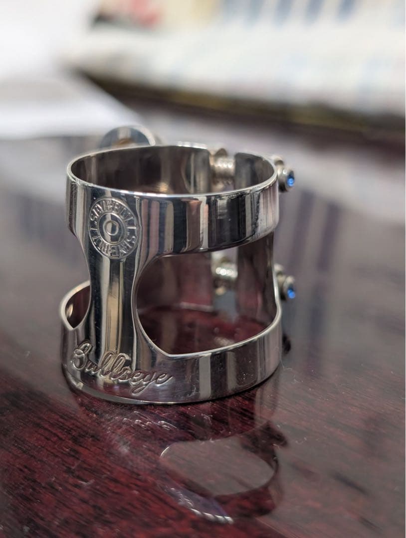 クラリネットリガチャー ブルズアイブルズEXSS B♭クラリネット リガチャー ブルズアイ ルージュEX シルバー | 国際