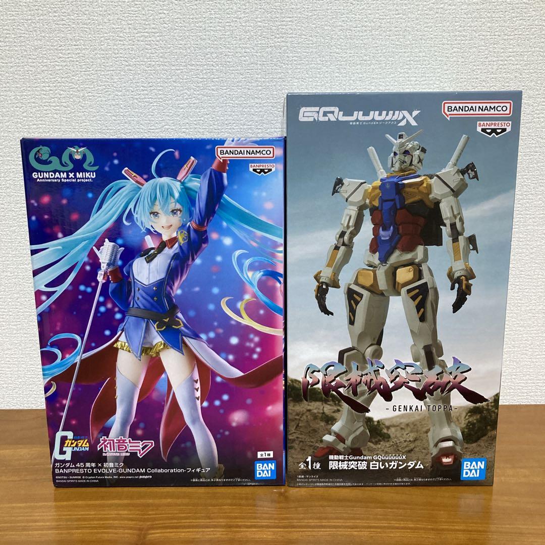 新品未開封】初音ミク ガンダム フィギュア2点セット - メルカリ