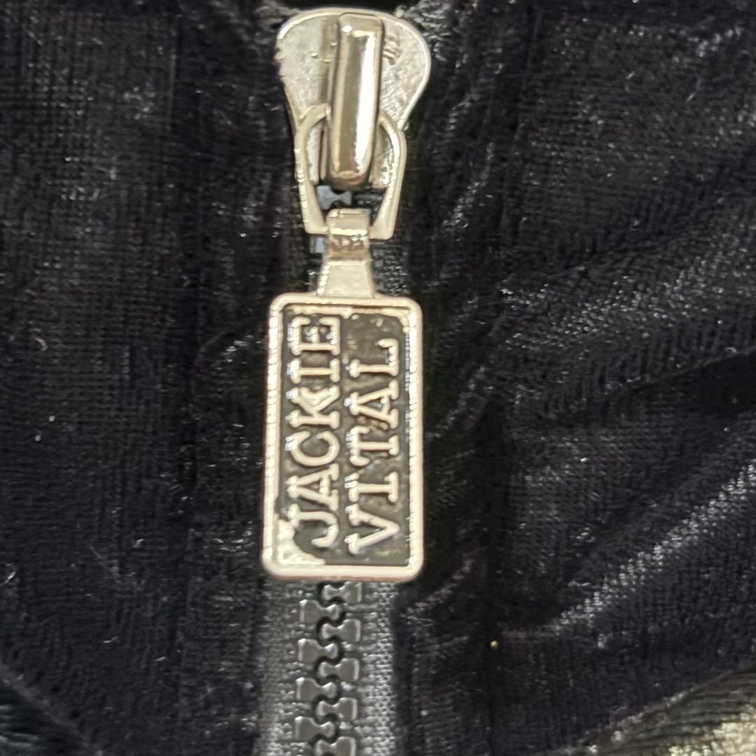 Jackie Vital ヴィンテージ ベロアジャケット フルジップ ペイズリー