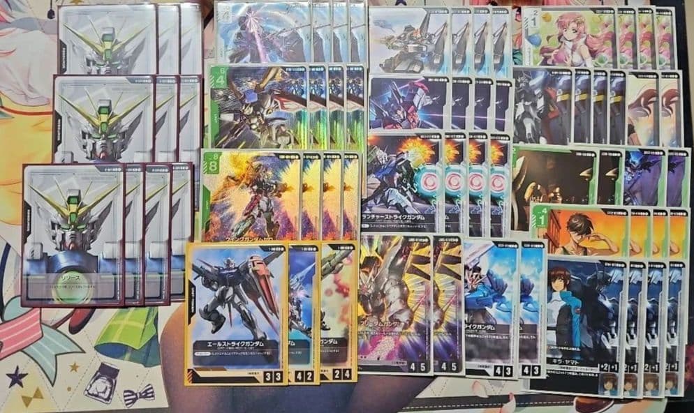 ガンダムカード 緑白ウイング デッキ