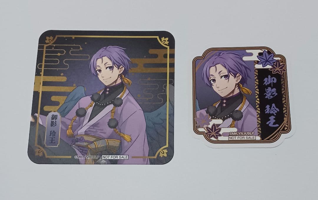 ブルーロック スマイルベースカフェ 天狗茶亭 コースター ステッカー