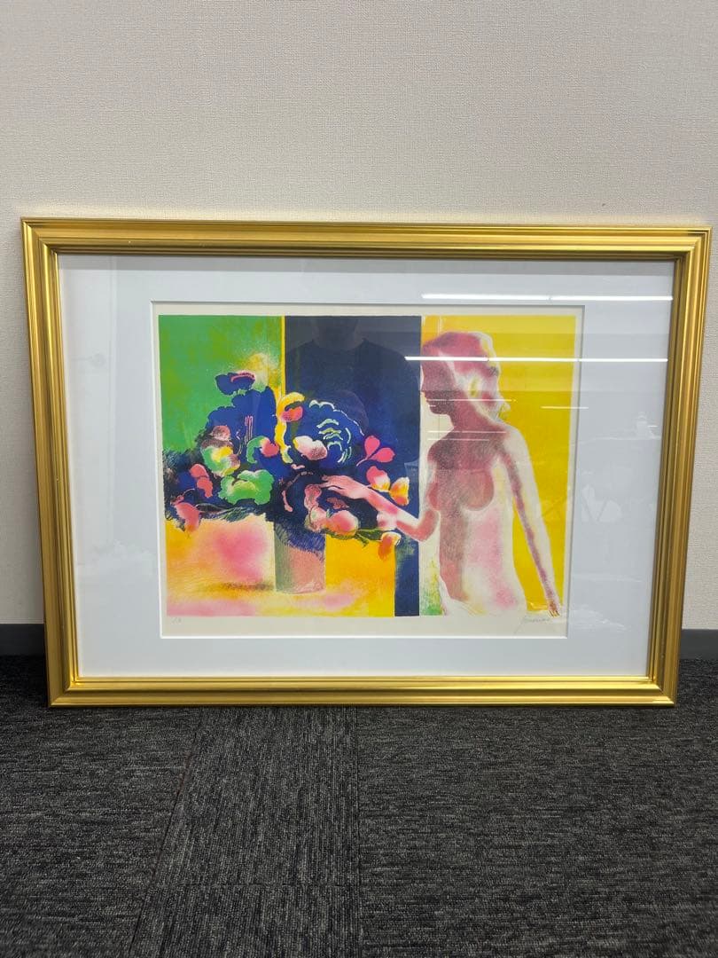 リトグラフ　ポール・ギヤマン　E.A 直筆サイン