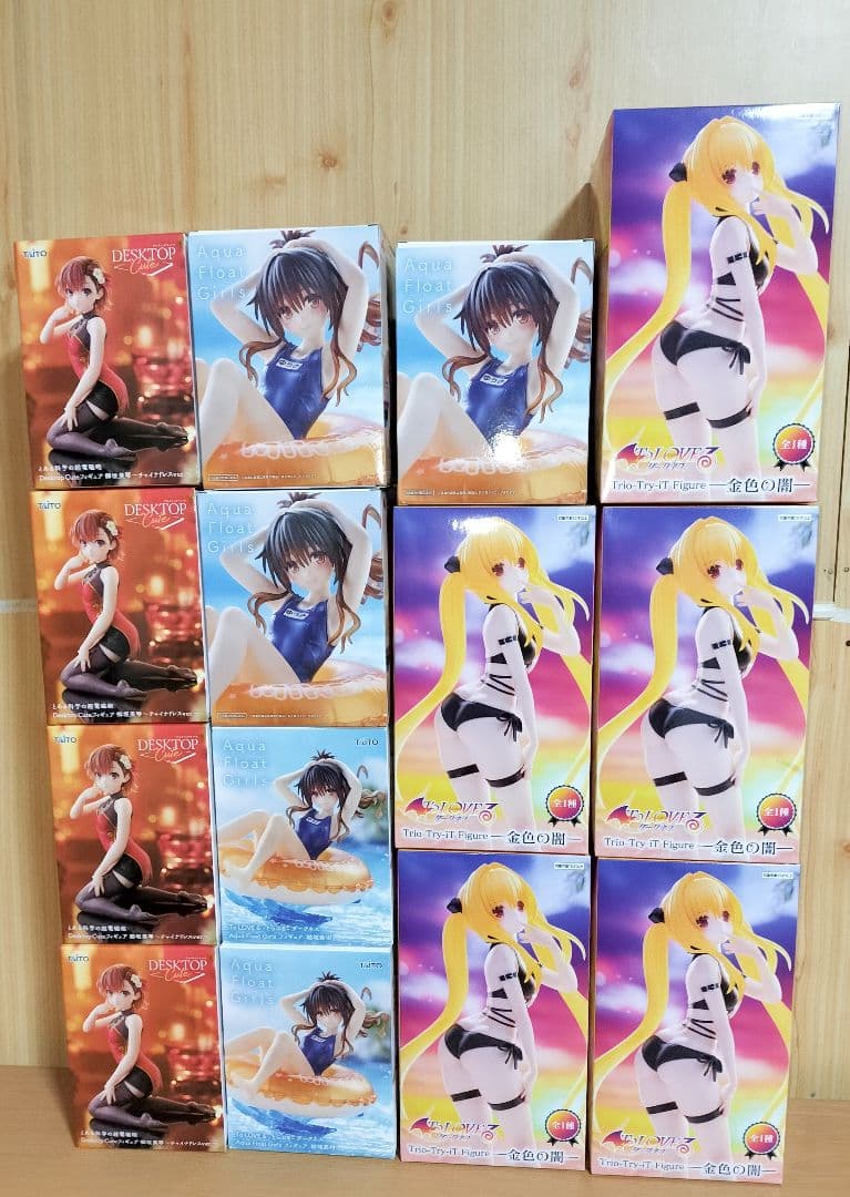 最新プライズフィギュア　御坂美琴　金色の闇　結城美柑　とある科学　ToLOVEる