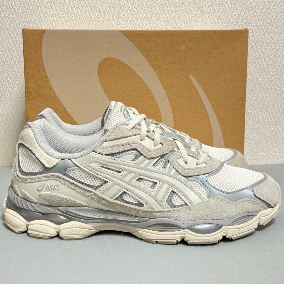 アシックス GEL-NYC クリーム オイスターグレー 28センチ
