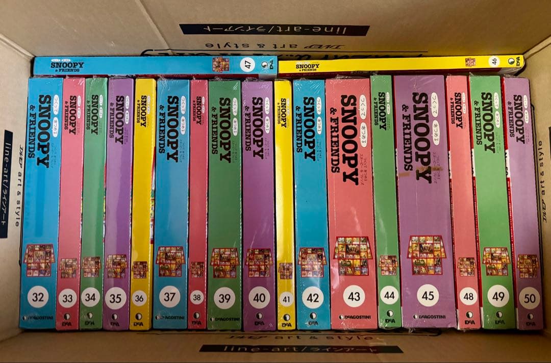 未開封　デアゴスティーニ つくってあつめる スヌーピー &フレンズ 32~68号