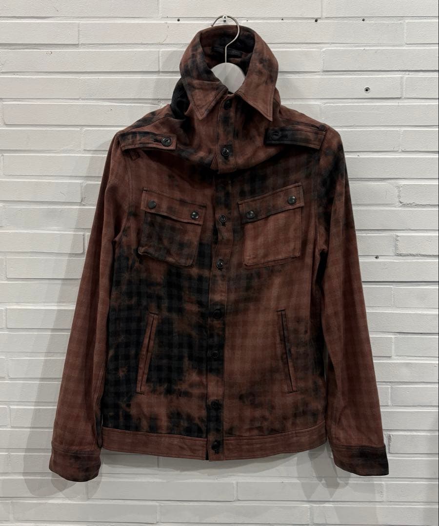 DIET BUTCHER SLIM SKIN チェック シャツジャケット