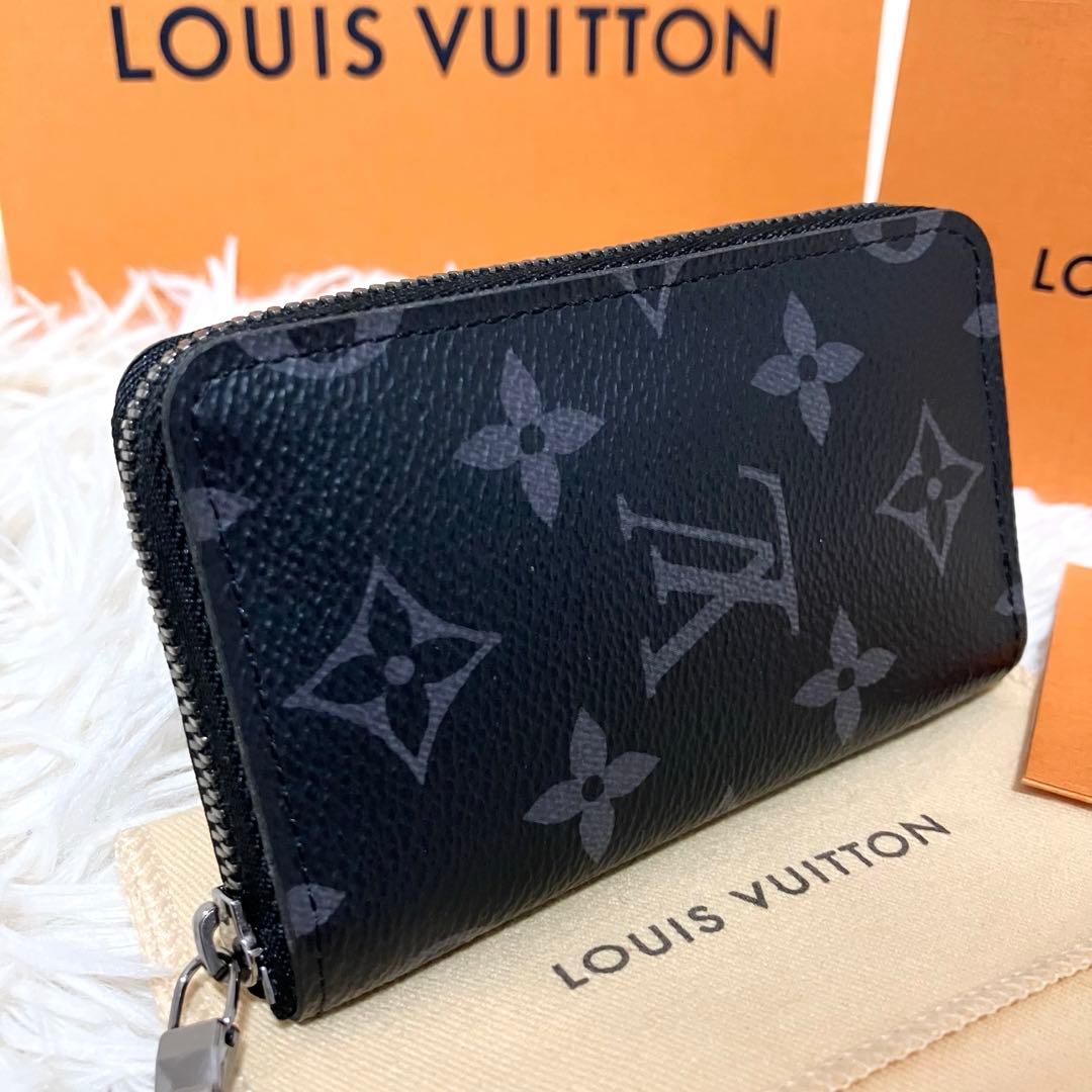 【未使用級】ルイヴィトン ジッピーパース モノグラム エクリプス FRID