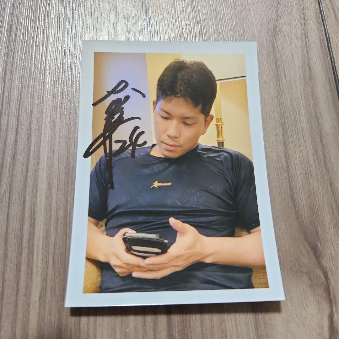 ☆nachan2419☆　大城選手　サイン入りチェキ