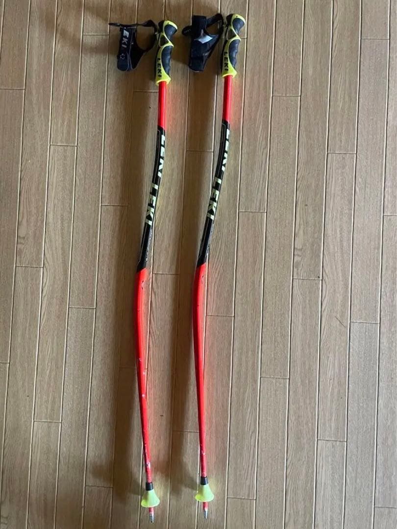 LEKI スキーストック(GS) 105cm レキ ストック競技用GS カーボン - TOPスキーヤーと相談しながらスキー
