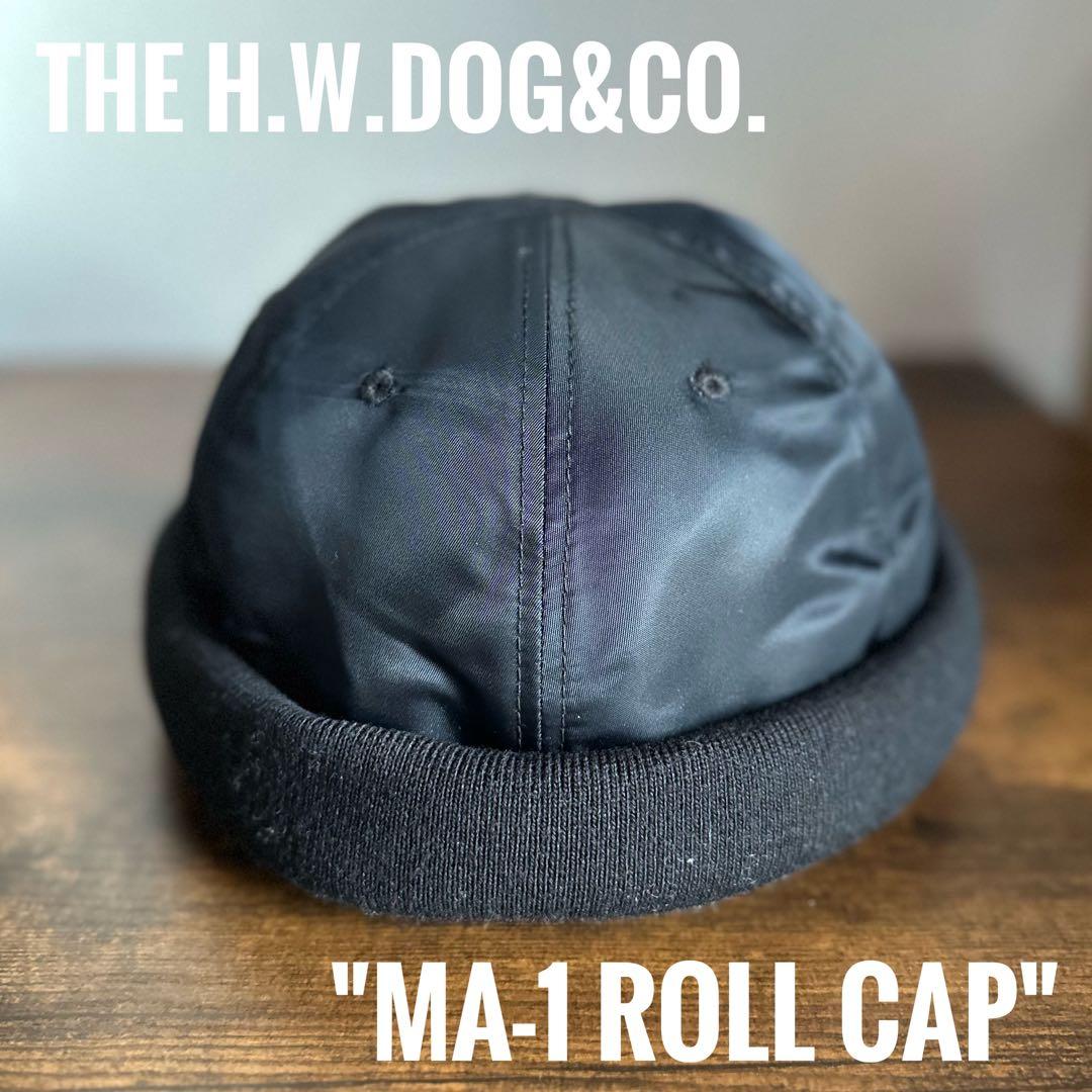 帽子 THE H.W.DOG&CO. MA-1 ROLL CAP Black