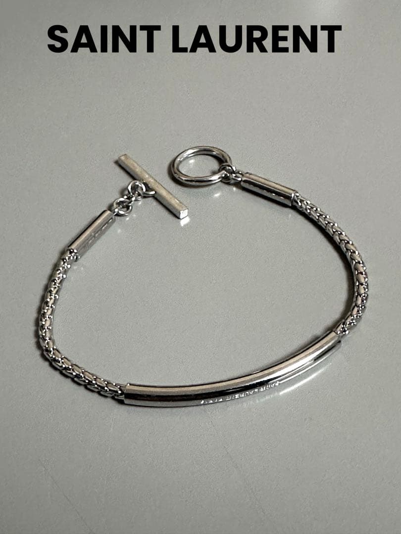 【美品】SAINT LAURENT チューブチェーンブレスレット　メンズ SAINT LAURENT/サンローラン_men通販 | チューブチェーンブレスレット