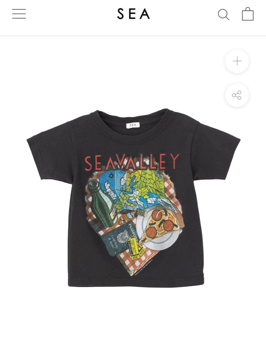 新品未使用/ SEA CHIBI GRAPHIC TEE size2 kids