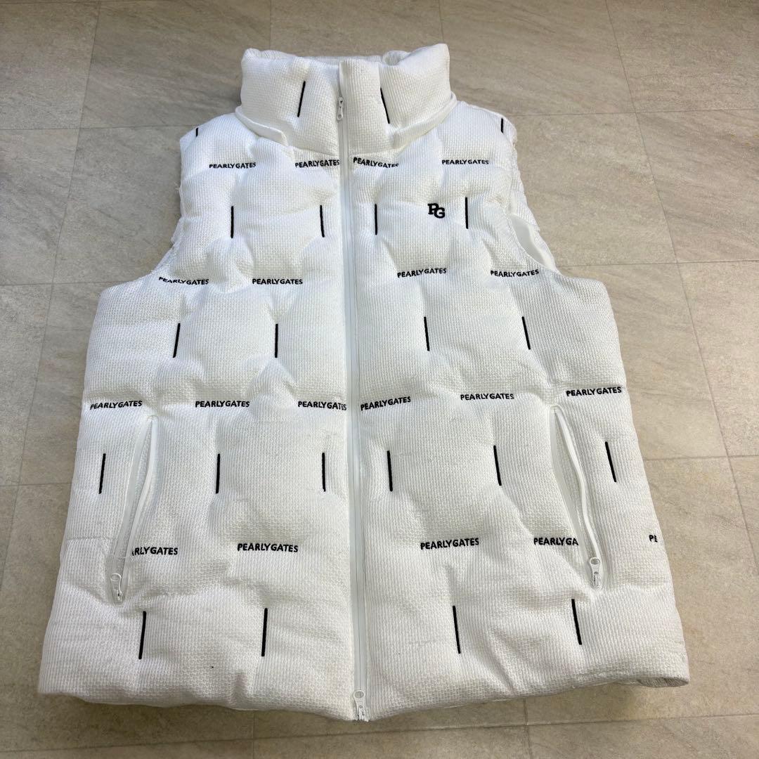 PEARLY GATES パーリーゲイツ ダウンベスト ロゴ 5 XL相当 PEARLY GATES パーリーゲイツ ダウンベスト ロゴ 5 XL相当 - メルカリ
