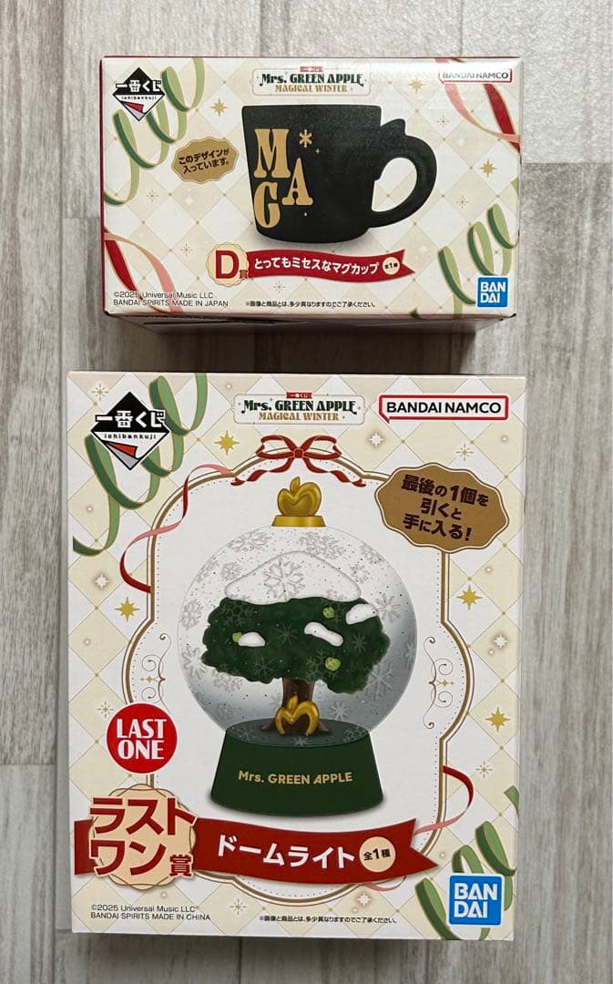 一番くじ　ミセス　D賞　マグカップ　ラストワン賞　ドームライト 値下げ済みMrs GREEN APPLE 一番くじ ラストワン賞 ドームライトD賞