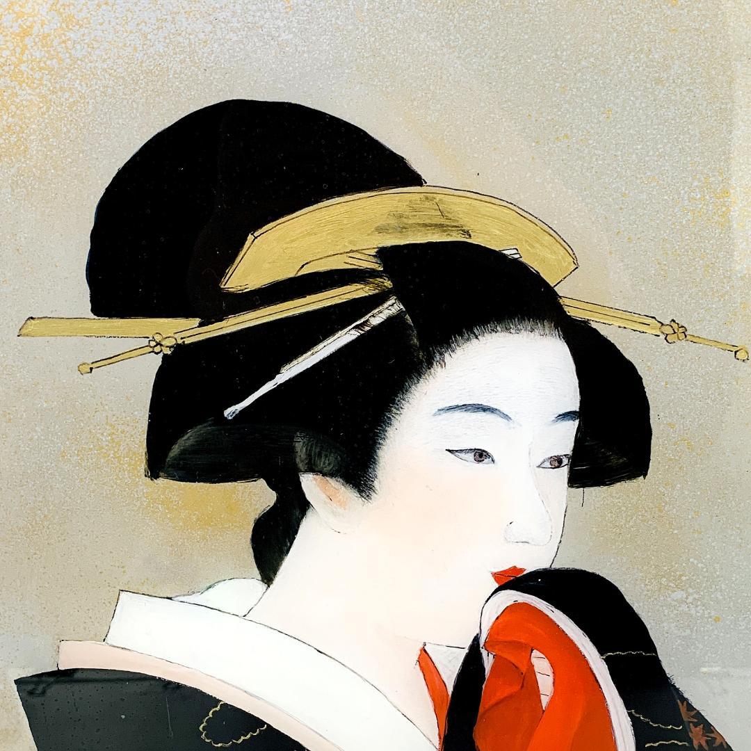 真作保証 伊東深水 日本画 美人画 画寸h39.5×w26cm R8SD22 - メルカリ