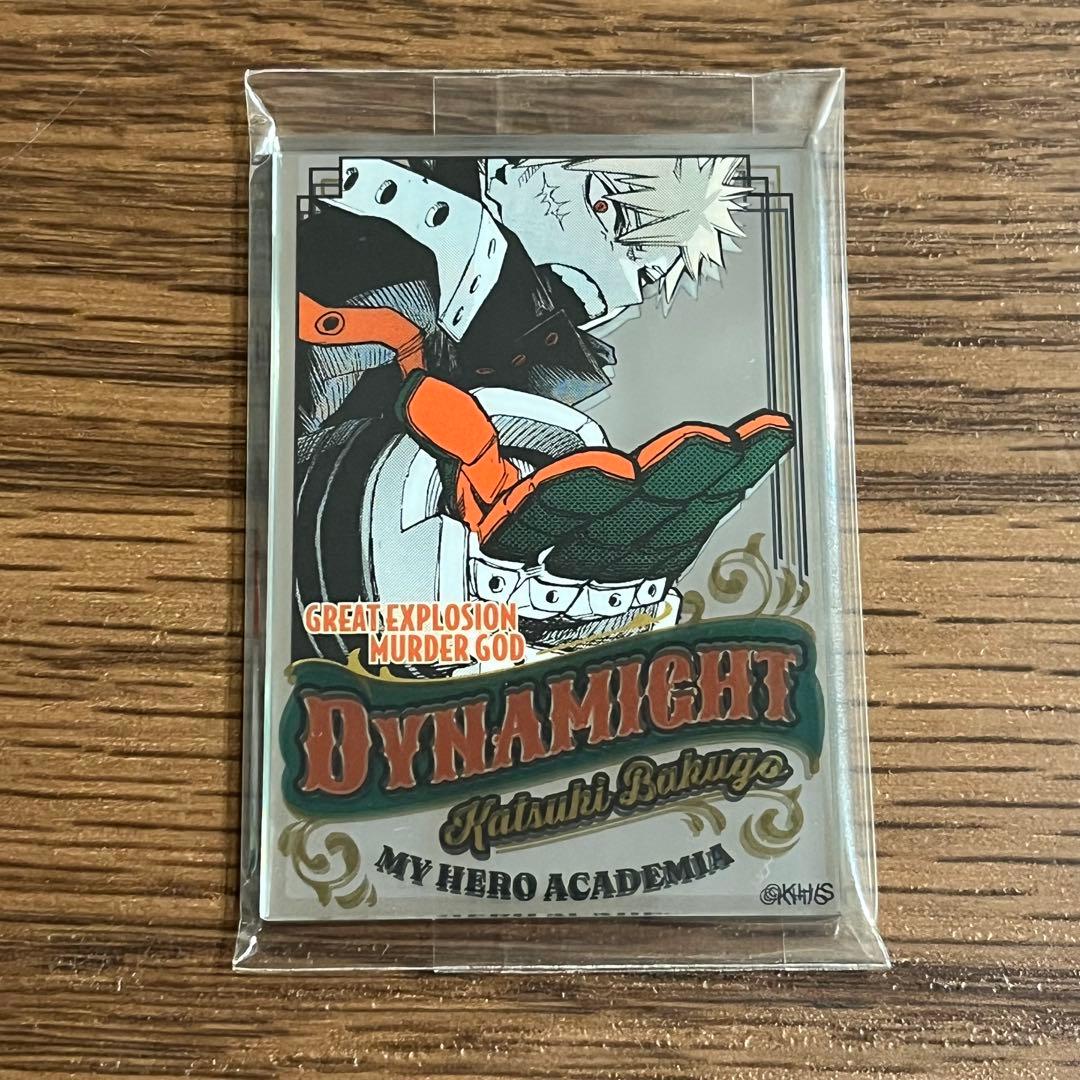僕のヒーローアカデミア】原画展 パブミラー風アクリルステッカー 爆豪
