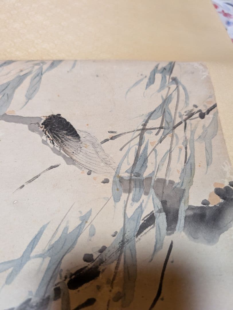 真作】陳康候 花鳥絵 中国書画 紙本肉筆 - メルカリ