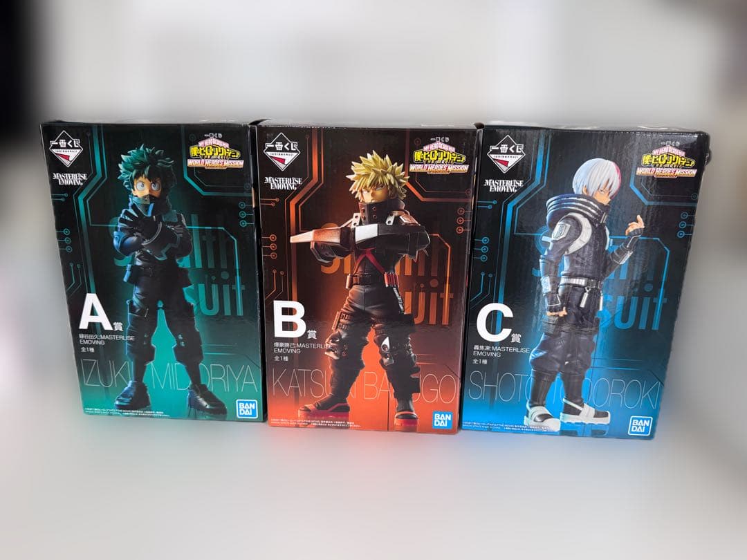 僕のヒーローアカデミア ヒーローズミッション デク 爆豪 焦凍 3体セット