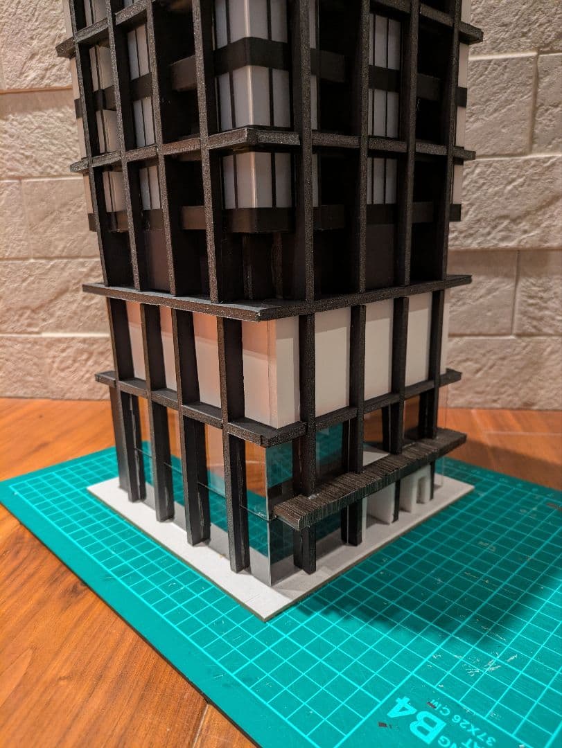 Nゲージ 自作ストラクチャー 高層マンション タワマン - メルカリ