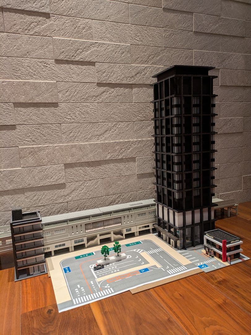 Nゲージ 自作ストラクチャー 高層マンション タワマン - メルカリ