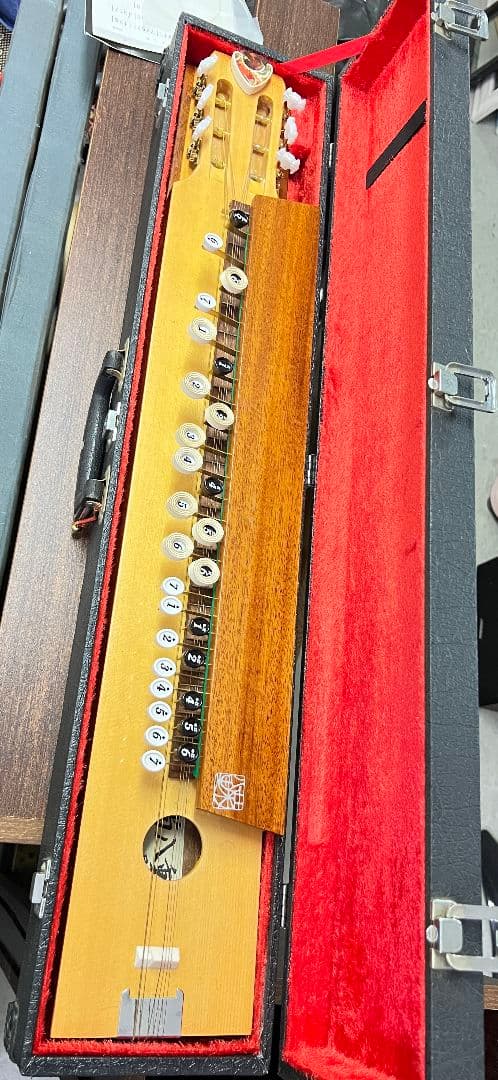 付属品多数  最上位 菊八重 大正琴  螺鈿細工