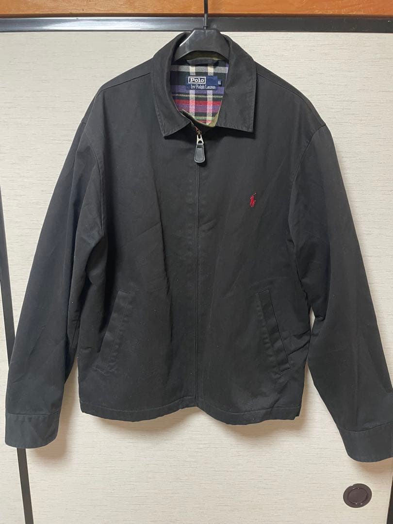 希少 LLサイズ RALPH LAUREN スウィングトップ ポニー刺繍 黒