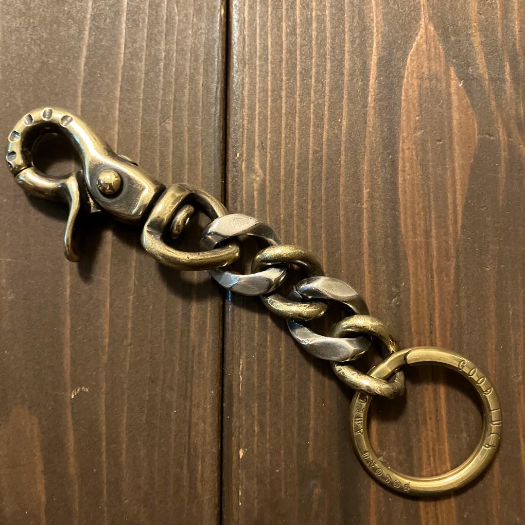 ブラス製　キーチェーン　新品未使用！