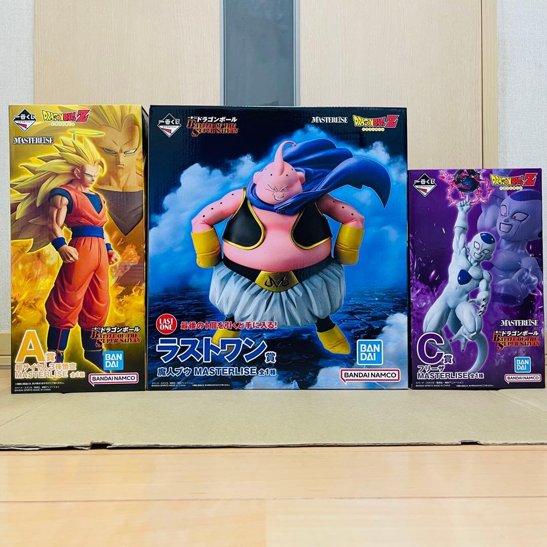 ドラゴンボール 一番くじ 超サイヤ人3孫悟空 魔人ブウ フリーザ