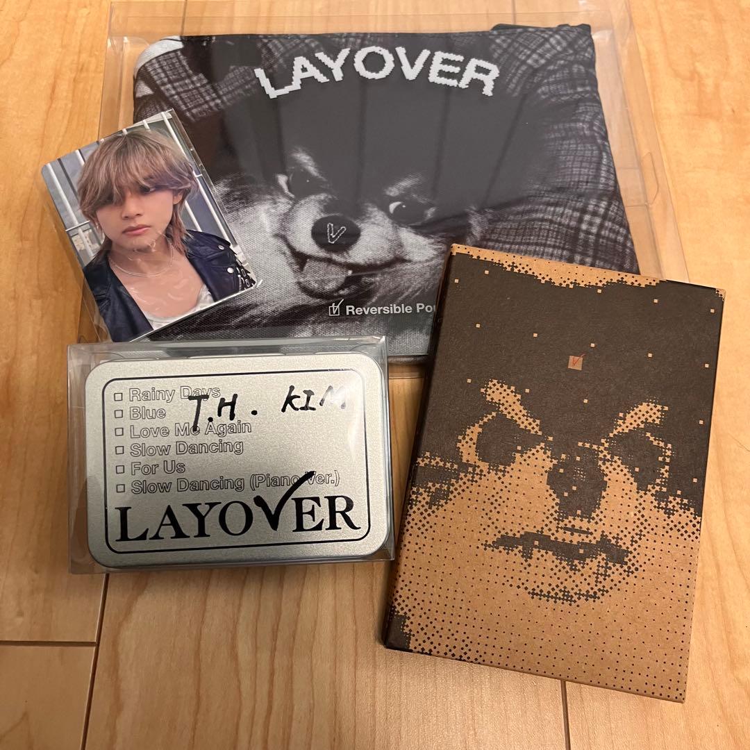 【バラ売り可】V トレカ付 ヨンタンLAYOVERセットポーチシール Album