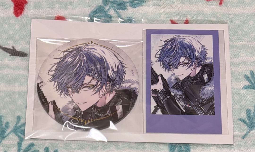 にじさんじ 小柳ロウ 誕生日2025 チェキ 缶バッジ - メルカリ