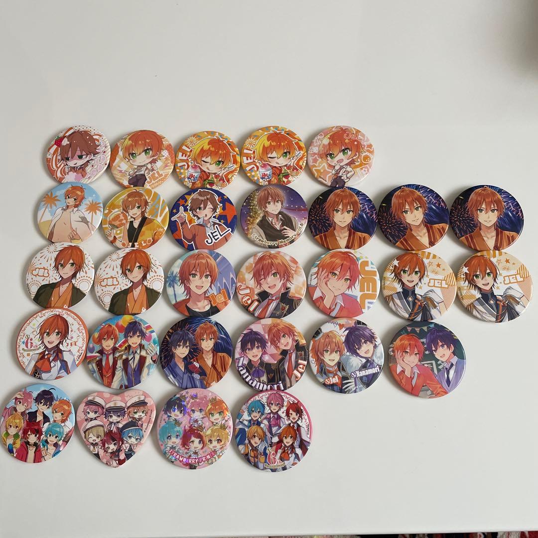 すとぷり ジェル 缶バッジ すとぷり 缶バッジ ジェルくん 夏祭り ハッピ姿 ストロベリープリンス