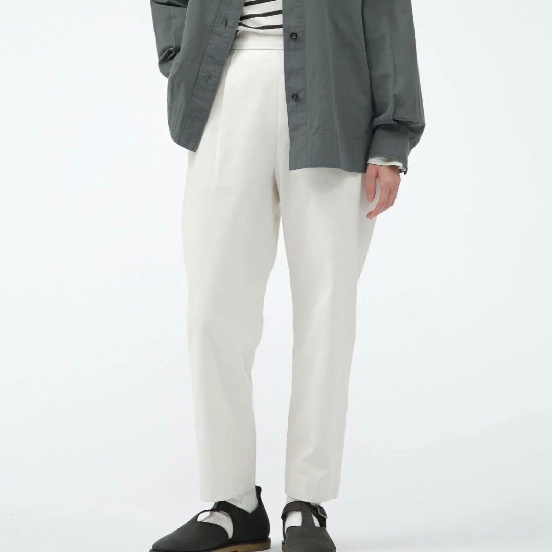 極美品 マーガレットハウエル 25SS ウォッシュドコットンツイル トラウザー トラウザーズ / II / BLACK(ブラック) ｜ マーガレット・ハウエル 公式