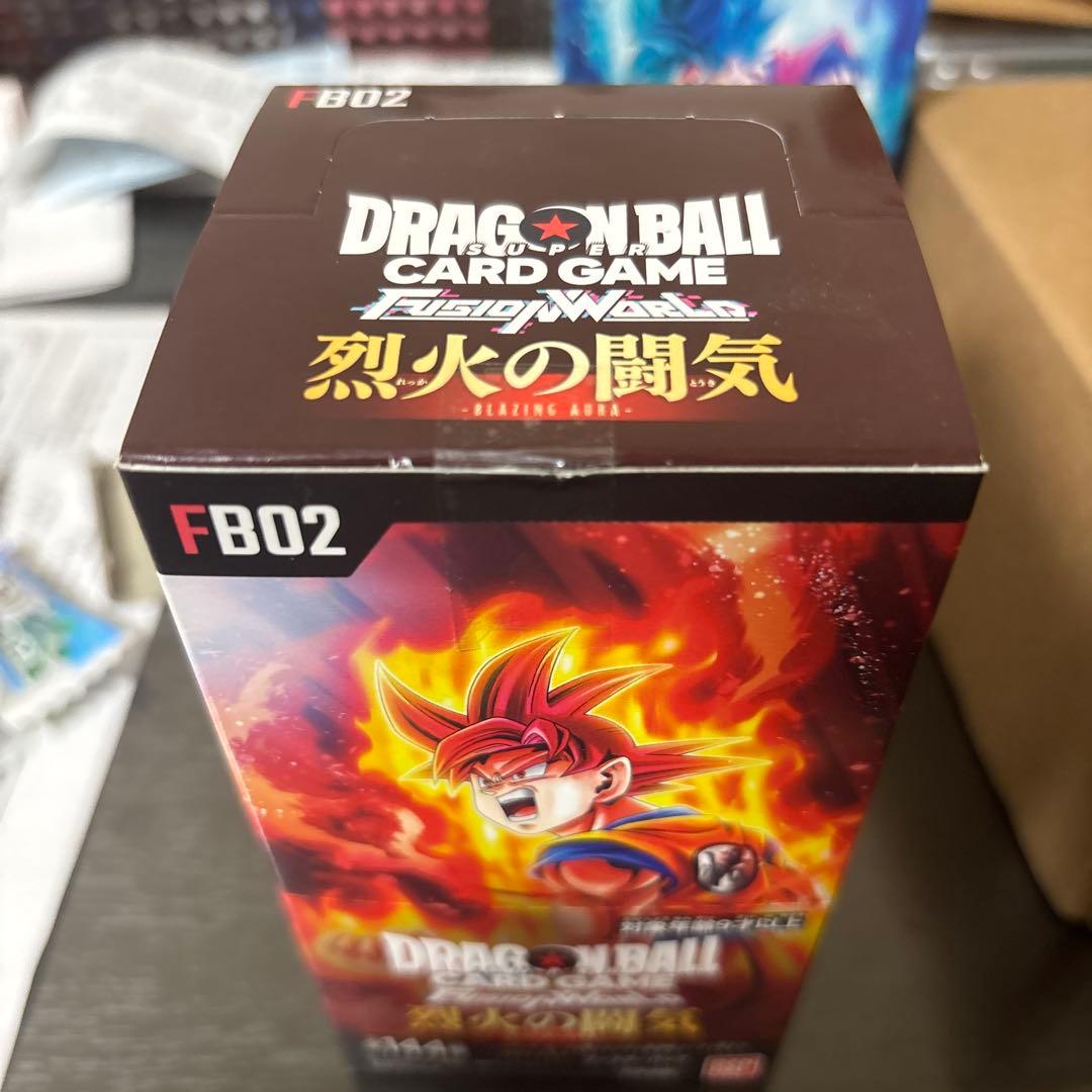 ドラゴンボール フュージョンワールド 烈火の闘気 box テープ付 未開封