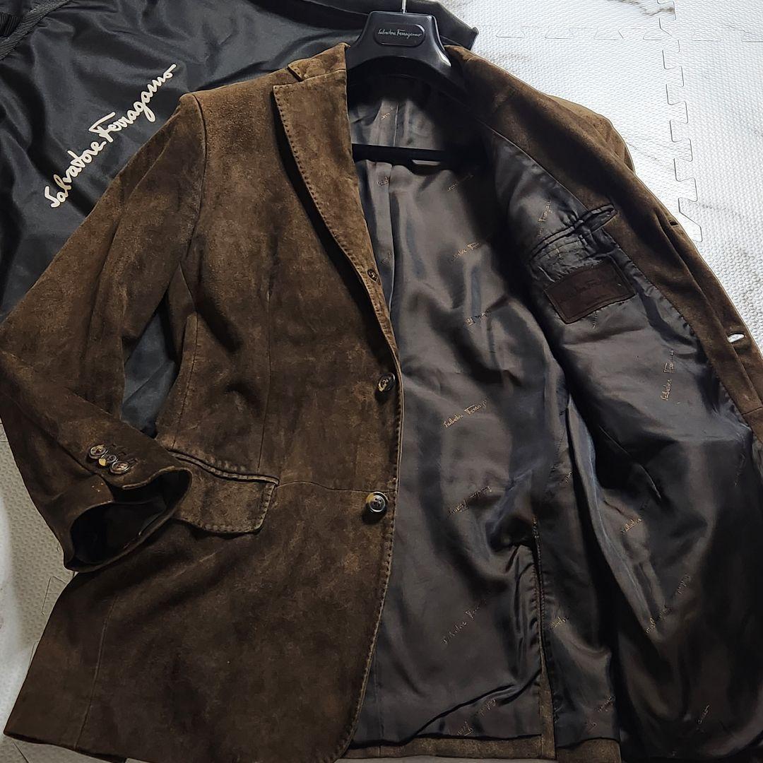 入手困難✨Salvatore Ferragamo レザージャケット ラムレザー
