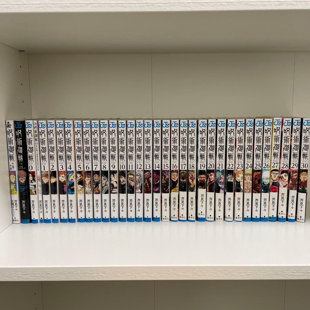 呪術廻戦全巻セット　0巻&0.5巻&小説&公式ファンブック付き