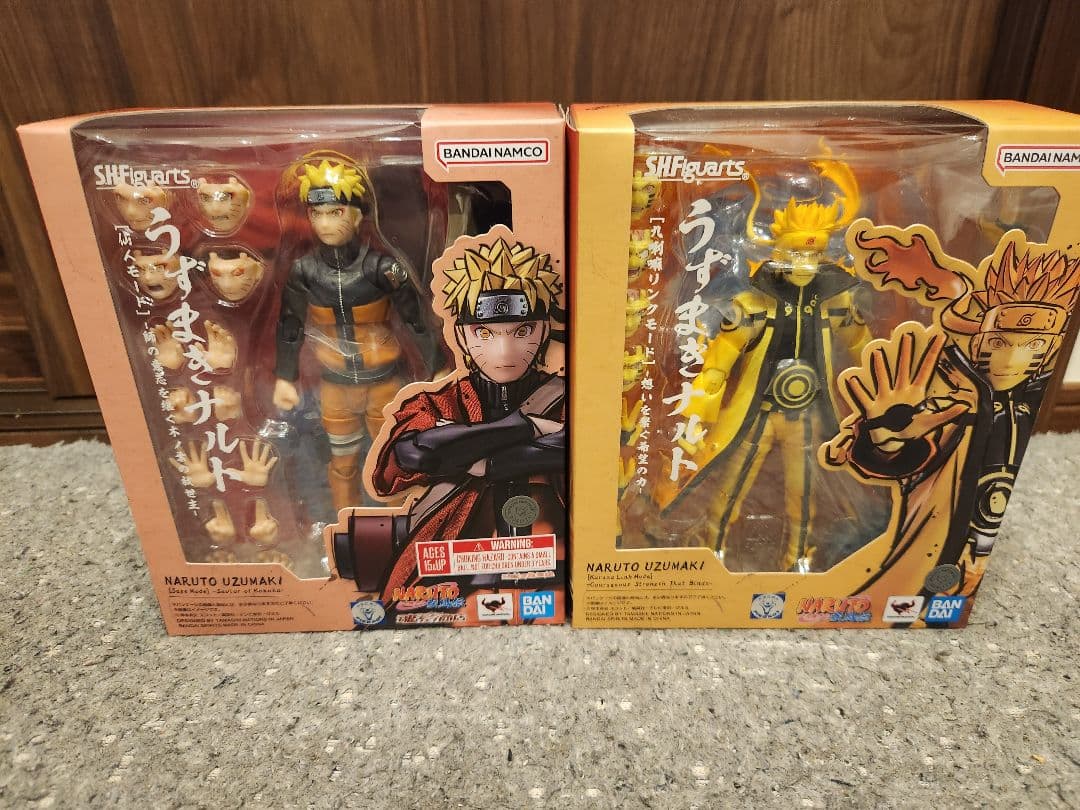 L*L様 フィギュアーツ うずまきナルト 仙人モード　九喇嘛リンクモード　２個セ