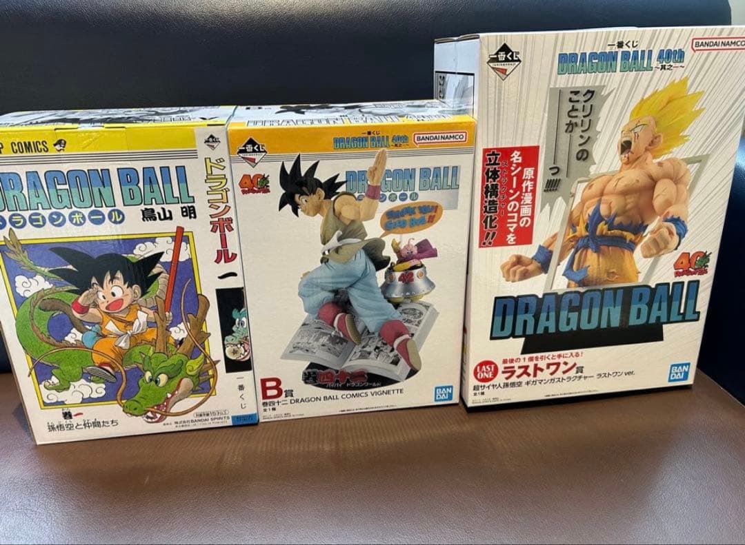 一番くじ DRAGON BALL 40th ～其之一～　A賞、B賞、ラストワン