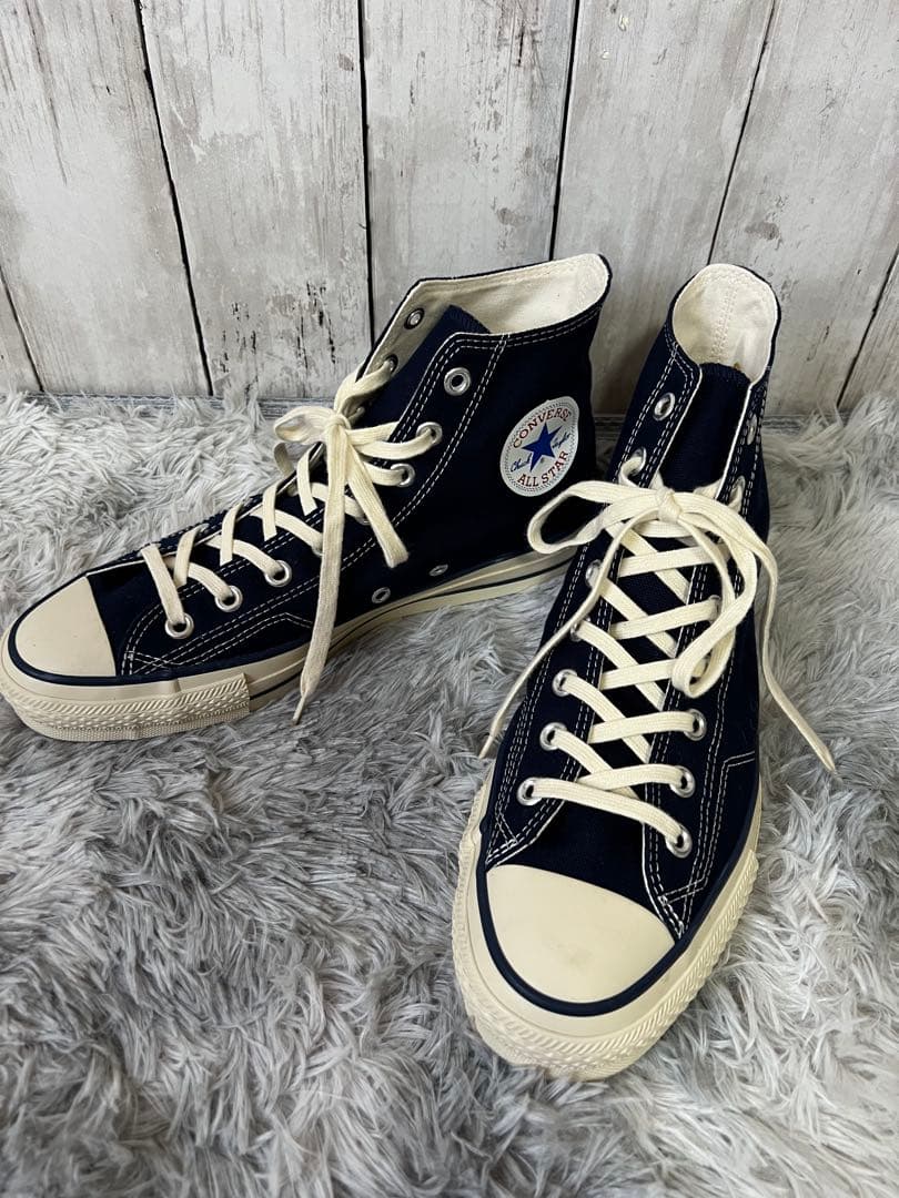 復刻 80’s コンバース オールスター 27cm ネイビー ハイカット 日本製