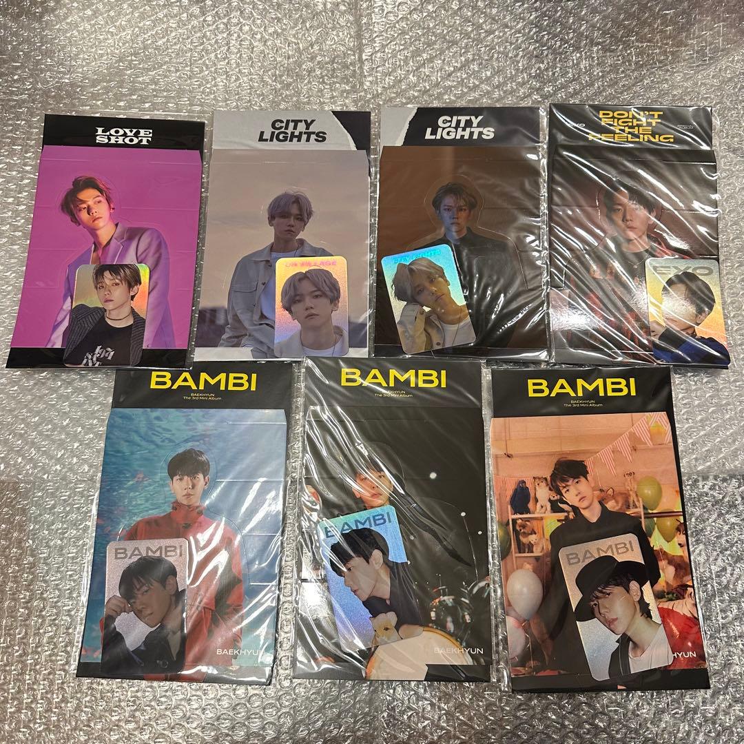EXO ベッキョン BAEKHYUN ホログラムフォトカードセット まとめ売り