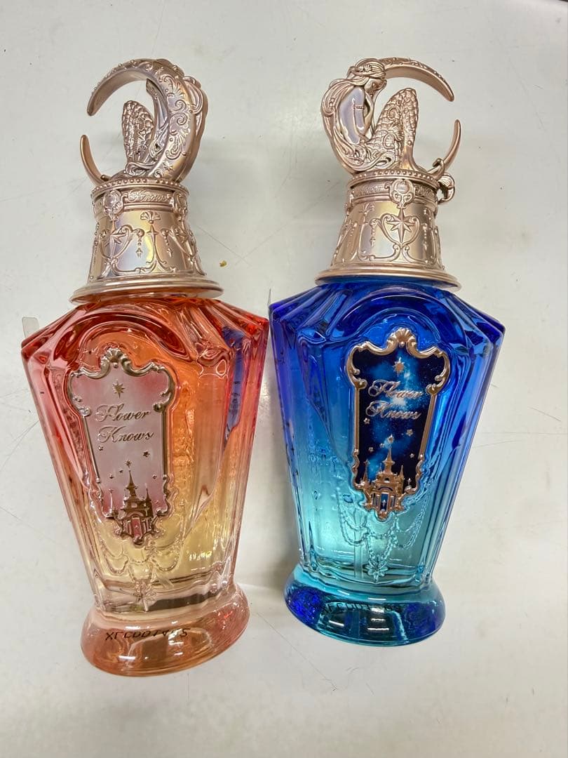 フラワーノーズ 月光人魚シリーズ 香水青 ピンク 2本セット 【バラ売り